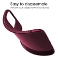 thumbnail image 5 of X-level iPhone 13 Pro Max Case Ultra-Thin Slim Fit [Guardian Series] Phone Cases Soft Flexible TPU Matte Finish Coating Light Protective Back Cover for iPhone 13 Pro Max - Winered, 5 of 7
