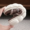 thumbnail image 5 of Zecgelong Girls Slide Slippers For Home Indoor Outdoor Soft Breathable Linen Shoes With Sole Comfortable Casual Daily Wear Non- Slippers for Girls Size 4-5 Years, 5 of 5