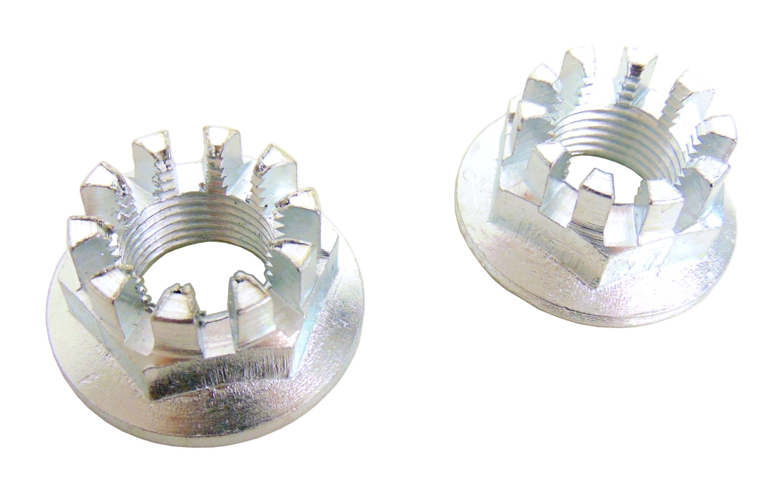 Caltric Set Of 2 Rear Axel Castle Nuts & Pins Compatible With Honda Trx250Ex Sportrax 250 2001-2008 