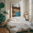 thumbnail image 4 of Serenity in Poros _ 02 - Poros Greece Photography Sailboat Harbor Seascape Mediterranean Nautical Coastal Vintage Oak Framed Wall Art Print 16 x 20 inches, 4 of 12
