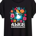 thumbnail image 3 of Alice In Wonderland - Wonderland Flowers - Juniors Ideal Flowy Muscle T-Shirt, 3 of 5