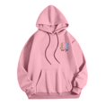 thumbnail image 3 of MHFRRA Sudaderas y Sudaderas Casuales para Hombre, de Corte Relajado, con Estampado Gráfico para Otoño E Invierno, de Fácil Cuidado, Ideales para Uso Diario Rosa, 3 of 5