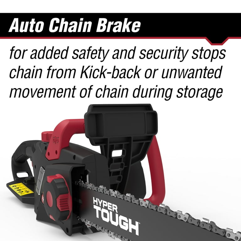 Hyper Tough 16-Inch Electric Chainsaw, 15-Amp Motor with Hyper Tough 16-Inch Electric Chainsaw, 15-Amp Motor with