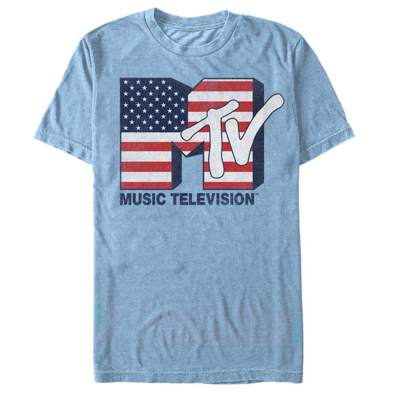 Men's MTV USA Flag Graphic T-Shirt
