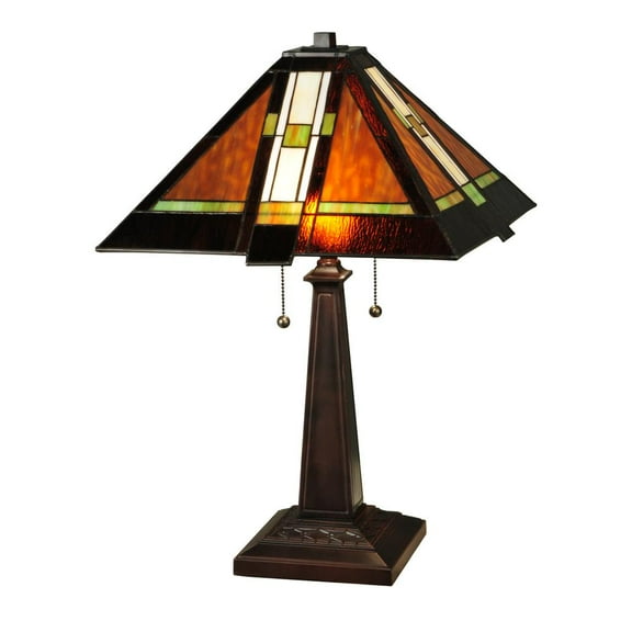 Meyda 24-inch Montana Mission Table Lamp