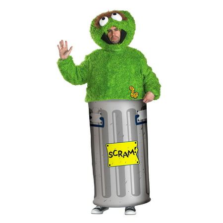 Oscar the Grouch Sesame Street Teen Unisex Adult Costume DIS50070 - Teen (38-40, see