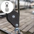 thumbnail image 6 of Eease Pulley Load Bearing Pulley Single Pulley Block Stainless Steel Fixing Pulley Replacement,3.35"X1.26"X1.26", 6 of 10