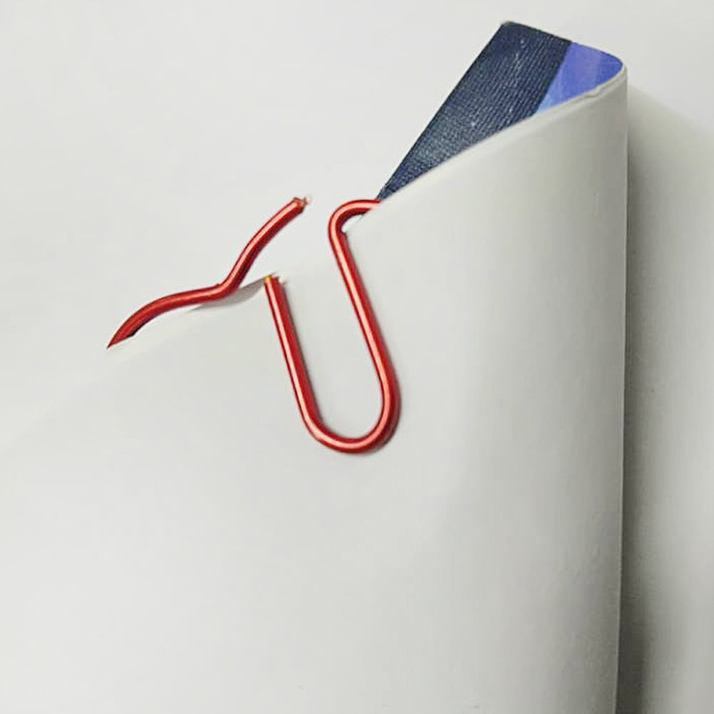 Set of 3 Bookmark Mixed Color Paper Clips Creative