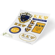 Kappa Kappa Psi Standard Sticker Sheet Decal Laptop Water Bottle Car KKPsi (Full Sheet - Standard)