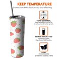 thumbnail image 6 of 20 oz Thermal Insulated Coffee Mug with LeakProof Lid Strawberry Fruit Water Bottle for Mountain Halloween Fishing Christmas, 6 of 7