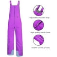 thumbnail image 3 of Hvyesh Women Snow Bibs Waterproof Insulated Ski Bibs Warm Snow Pants Winter Snowboard Overalls with Pockets, 3 of 6