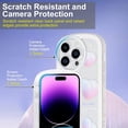 thumbnail image 3 of Case for iPhone 14 Pro 2022 (6.1 Inch), TPU Case Protection Cover for Women Girls, Cute Slim Phone Case for iPhone 14 Pro, White - Heart, 3 of 13