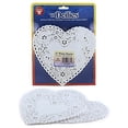 thumbnail image 2 of Hygloss Products Heart Paper Doilies ‚Äì 6 Inch White Lace Doily for Decorations, Crafts, Parties, 36 Pack, 2 of 2