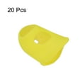 thumbnail image 3 of Uxcell Finger Tips Anti Slip Fingertip Protector, 20 Pack 29mm Silicone Finger Guard, Yellow, 3 of 6