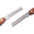 thumbnail image 4 of Tijeras de podar plegables para injertar y podar árboles, cuidar huertos y plántulas, tijeras para injertar árboles frutales, mango marrón, paquete individual, 4 of 5