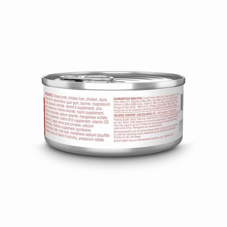 WholeHearted Grain-Free Chicken & Liver Flakes Wet Cat Food, 12 Pack photo 2