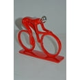 thumbnail image 5 of Nifao Modern Art Red Chrome Rider on His Bicycle Resin Statue – Modern Home Decor Sculpture, 8"L x 2"W x 6"H, 5 of 13