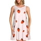 thumbnail image 1 of Balery Strawberry Vestidos de verano para mujer con estampado: vestido holgado sin mangas, vestido playero informal y cómodo para días calurosos., 1 of 7
