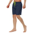 thumbnail image 5 of NOMADIC NOOK Men's Solid Color Drawstring Lightweight Swimwear Beach Board Shorts 2 Pack, 5 of 6