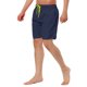 thumbnail image 5 of Pantalones cortos de playa sólidos para hombres INSPIRE CHIC, pantalones cortos de surf con cordón, forro de malla, pantalones cortos de tabla 34 azul marino, 5 of 7