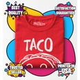 thumbnail image 3 of Shop4Ever Taco Bout Cute Toddler's Cotton T-Shirt 2T Red, 3 of 6