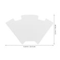 thumbnail image 2 of OUNONA 2Pcs Transparent Acrylic Sewing Templates for Accurate Quilting Patterns and Bag Making, 2 of 7
