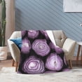 thumbnail image 7 of Onion Blanket Gifts For Kids Adults - Lightweight Throw Blanket For Bedroom Living Room Decor Soft Fuzzy Fleece Cozy Plush Bed Couch 80"X60", 7 of 7