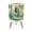 Color 3, variant on Small Trash Can with Lid Birds Blooming Cherry Vintage Botanical Soft Green Pink Oriental 1.8 Gallon Dog Proof Trash Can Round Garbage Can Waste Bin Wastebasket for Bathroom Bedroom Living Room
