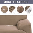thumbnail image 4 of Unique Bargains Household Polyester Elastic 1 2 3 Seat Sofa Chair Cover Slipcover, 4 of 10