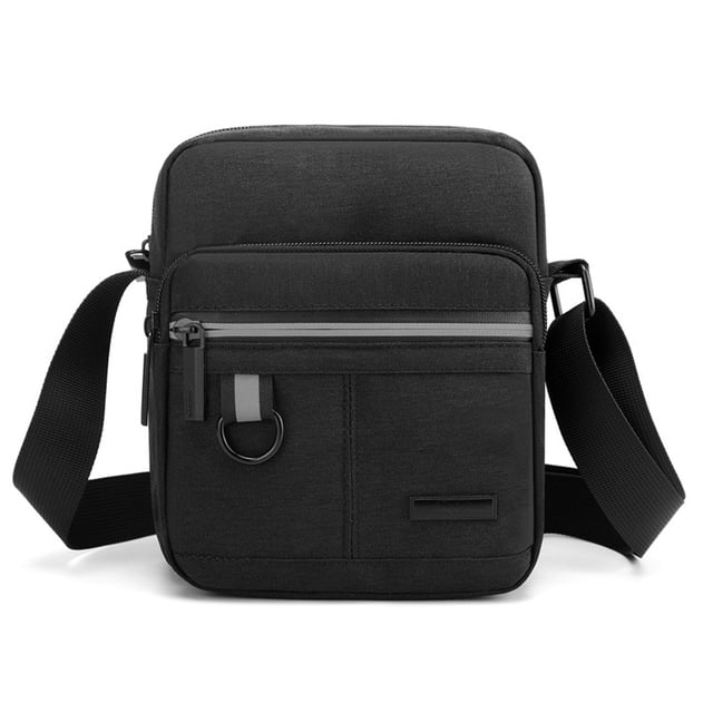 Bolso bandolera pequeño para hombre y mujer, resistente, ajustable, tipo bandolera, para viajes y deportes
