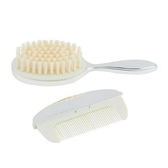 Brush And Comb Boxed Set-Keepsake (Silvertone)
