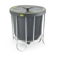 thumbnail image 1 of Polder KTH-1415-425 Indoor Portable Pop Out Kitchen Composter with Stand, Gray, 1 of 8
