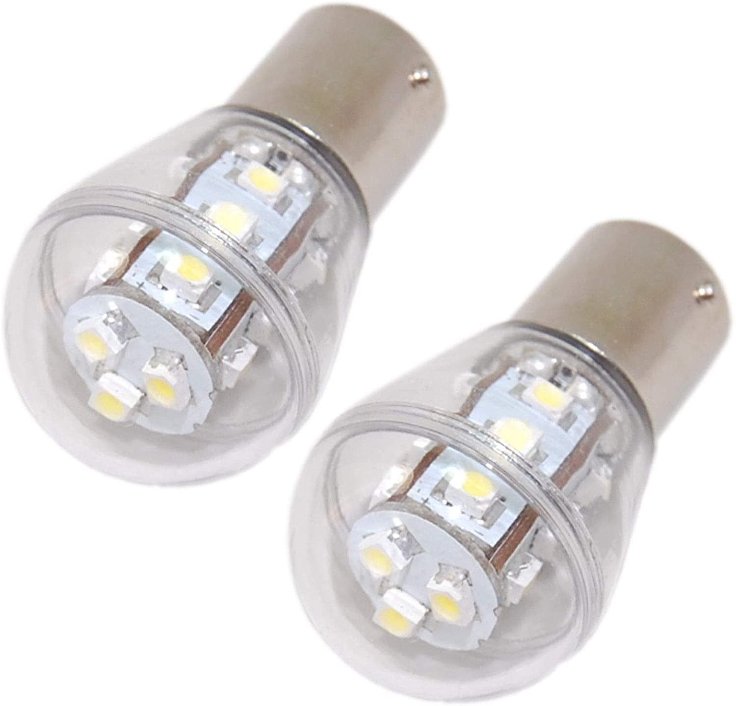 2 SUPER BRIGHT LED light bulbs Troy-Bilt Suburban headlights tractor mower bulb 