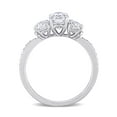 thumbnail image 4 of Everly Women's Moissanite 10K White Gold Engagement Ring, 4 of 7