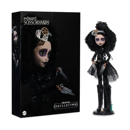 Monster High Skullector Edward Scissorhands Doll 10.5 Inch Collectible Anniversary Edition with Articulated Body