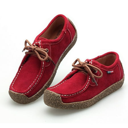 

Women‘s Lace Up Flat Loafers Casual & Comfort Faux Leather Shoes Women‘s Footwear