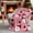 Pink, variant on Christmas Snowman Blanket, Pink Christmas Holiday Fleece Blanket, Soft Cozy Plush Warm Winter Cabin Blanket for Couch Bed 40"x30"