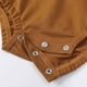 thumbnail image 3 of Body De Bebé Canastilla Onesies Para Niños Pequeños Otoño Primavera Niñas Niños Lindo Mameluco Manga Larga Botón Sudadera Monos Café Odeerbi LM103-4230, 3 of 5