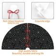 thumbnail image 7 of Cauagu 36" Christmas Tree Skirt Spider Web Black Pattern Christmas Tree Decorations Tree Mat for Xmas Decorations Occasion Holiday Home Decor -36", 7 of 7