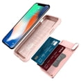 thumbnail image 3 of Funda SPIGEN para iPhone X y Xs Crystal Wallet Rose Gold, 3 of 5