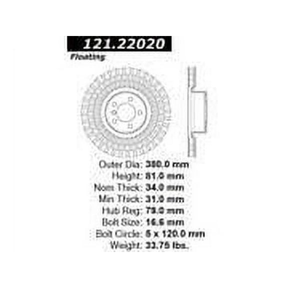 CENTRIC PARTS - C-TEK ROTOR