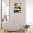 thumbnail image 3 of CDDposter Funny Cat Using Bathtub Bubble Bath Wear A Shower Cap Posters Colorful Aesthetic Canvas Wall Art Humor Animals Botanical Prints Painting For Home Bedroom Dorm Wall Decor 24X36in, 3 of 7
