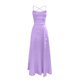 thumbnail image 5 of ICHUANYI Clearance Women's Solid Color Off Back Strap Long Dress Slim Off Shoulder Evening Dress(Purple, L) ICHUANYI WER2023081009151, 5 of 6
