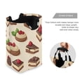 thumbnail image 3 of Yayeee Freestanding Laundry Hamper with Handle Collapsible Large Storage Basket for Clothes, Strawberry Cake, 3 of 7