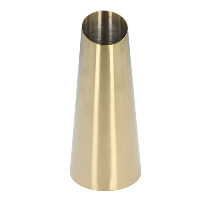 Gold Vase, Narrow Vase Sturdy Durable Narrow Mouth For Home