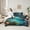 Green Blue, variant on Manfei Retro Country Floral 7-Piece Twin Bedding Sets,Cute Wild Birds Bedding Comforter Set,Green Pink White Sheet Sets For Adults,Microfiber Bedroom Decor Reversible