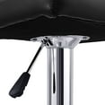 thumbnail image 7 of Topbuy Square Modern Bar Stool PU Leather Adjustable Swivel Barstools Set of 2, 7 of 7