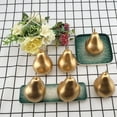 thumbnail image 2 of 6 PCS Fake Plastic Pear Silver Golden Decoration New Year Artificial Realistic Fruit Model Faux Lifelike Display Props Ornament Party Christmas Festival, 2 of 3