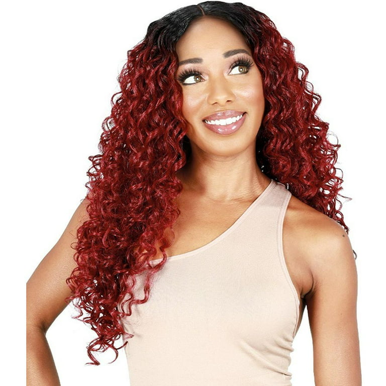 Zury Sis Chunky Synthetic Hair HD Lace Front Wig - Izara (SOM RT Ginger)