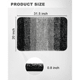 thumbnail image 3 of Artnice Microfiber Washable Bathroom Rugs, 20"x31" Black Absorbent Bath Mats, Non-Slip Plush Ultra Soft Bathroom Mats, 3 of 9